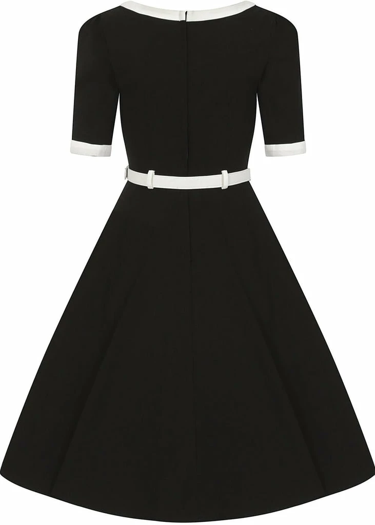 Collectif Sadie 50's Swing Dress Black - Image 5