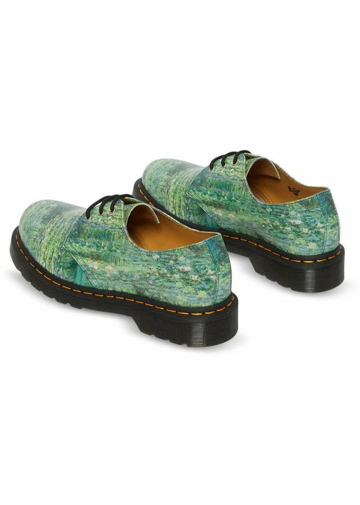 Dr. Martens X National Gallery 1461 Monet Lily Pond Shoes Multi - Image 5