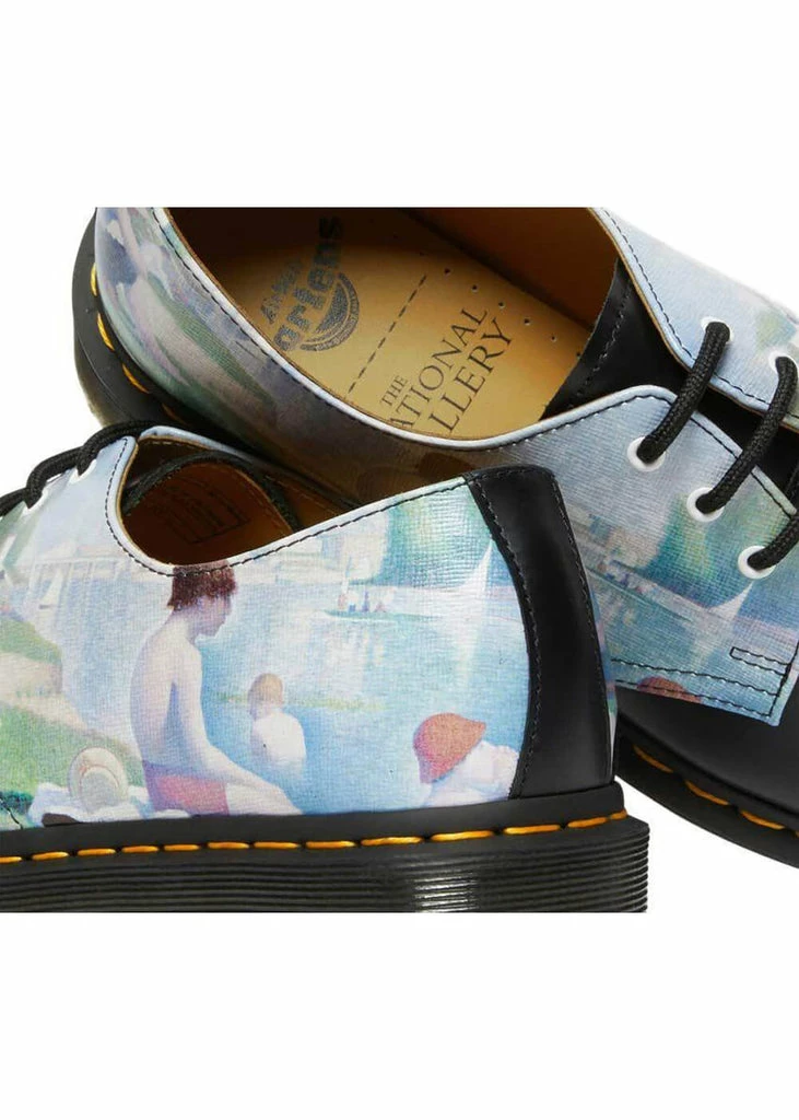 Dr. Martens X National Gallery 1461 Seurat Bathers Shoes Multi - Image 3