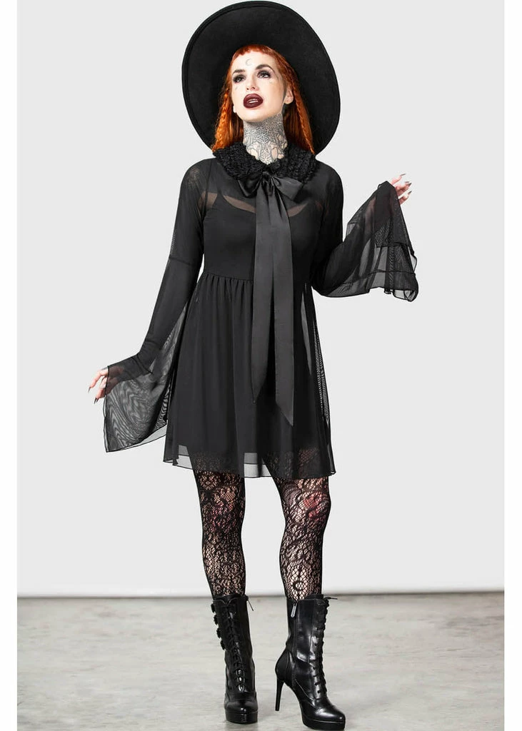 Killstar Hallows Dress Black - Image 4