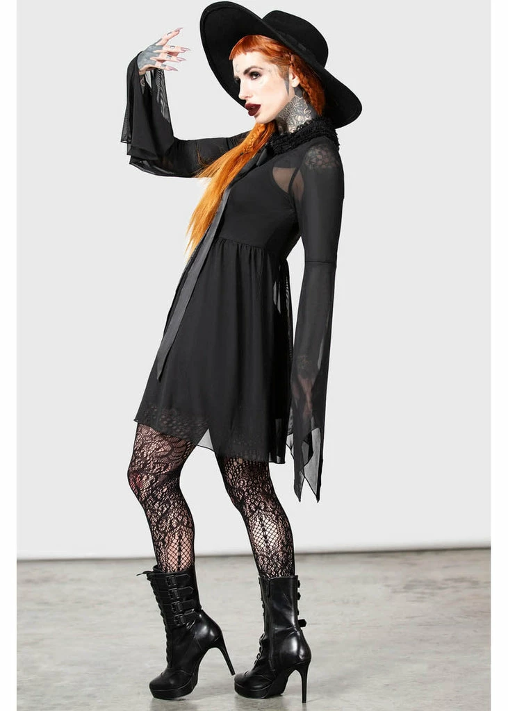 Killstar Hallows Dress Black - Image 5