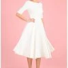 Pretty Dress Company Hepburn 50's Swing Dress Ivory