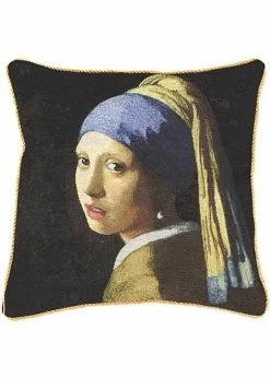 Tapestry Bags Vermeer Girl With The Pearl Earring Cushion Cover