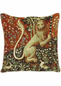 Tapestry Bags Lady And The Unicorn Lion Cushion Cover
