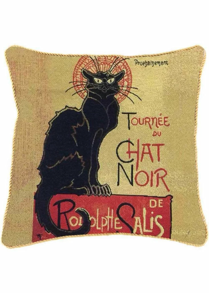 Tapestry Bags Steinlen Tournée Du Chat Noir Cushion Cover