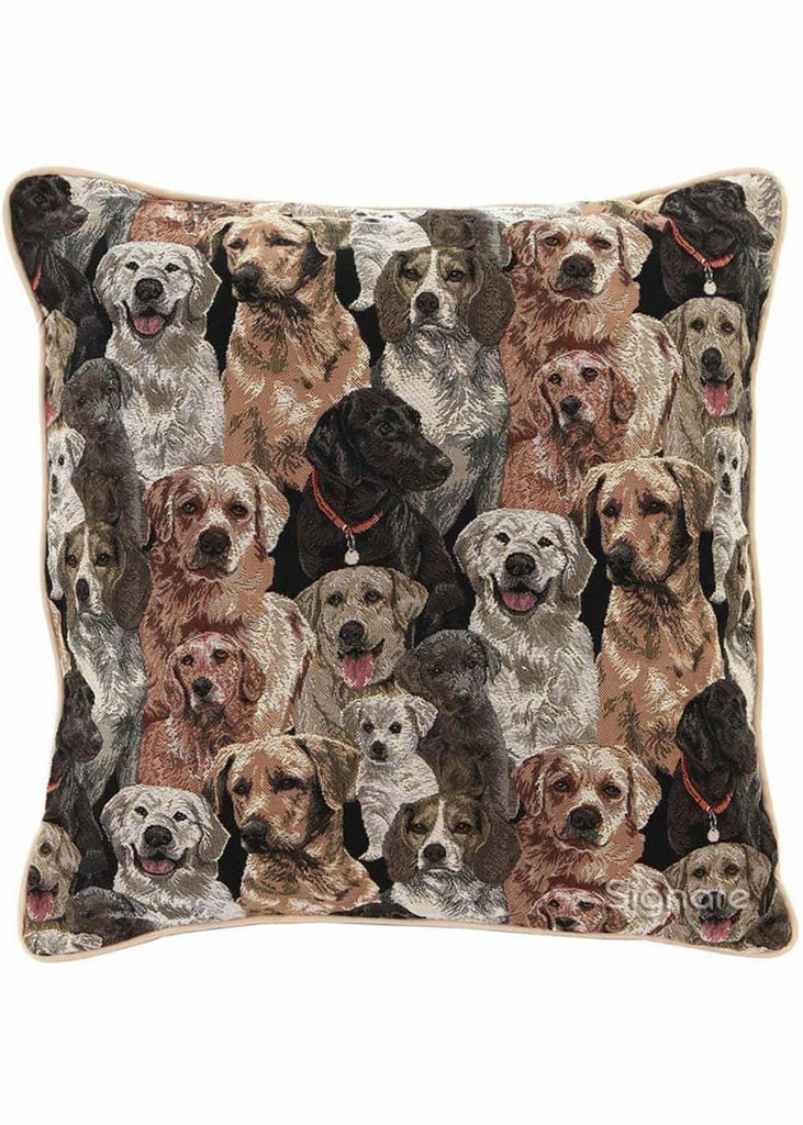 Tapestry Bags Labrador Cushion Cover - Image 2