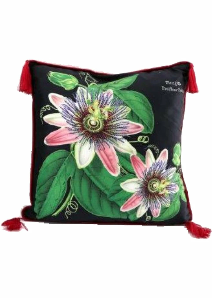 Temerity Jones Botanical Garden Cushion Black Green