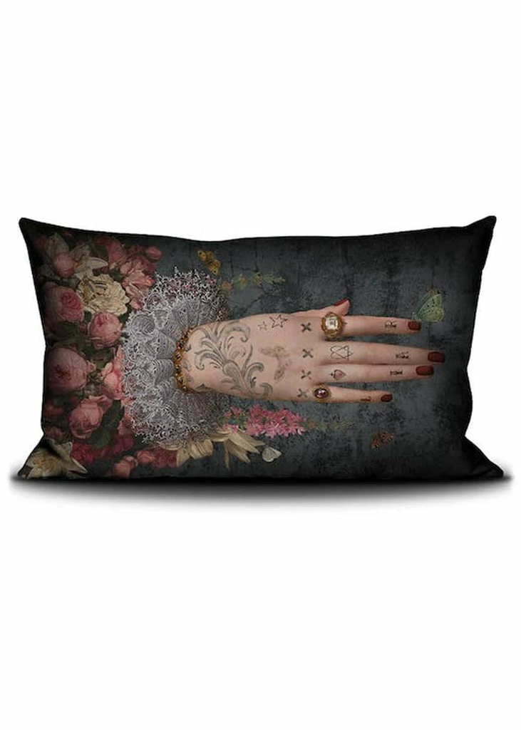 Voglio Bene La Mano Poderosa Cushion Cover