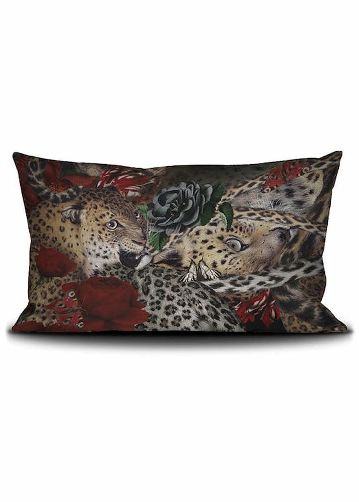 Voglio Bene Fauve Leopard Cushion Cover - Image 2